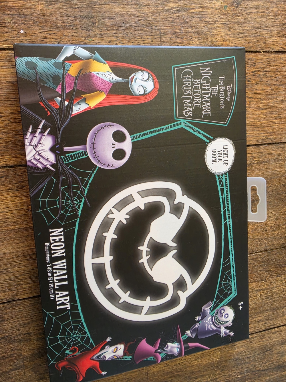 Disney The Nightmare Before Christmas Neon Wall Art - White